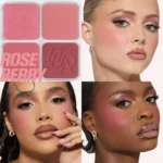 Huda Beauty Blush Filter Blurring Blushlighter Palette Rose Berry.