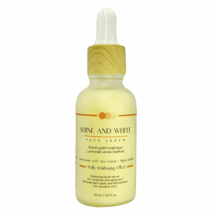 Shine and white face serum