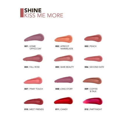 Flormar Shine Kiss Me More Lip Tattoo 008 Long Story.