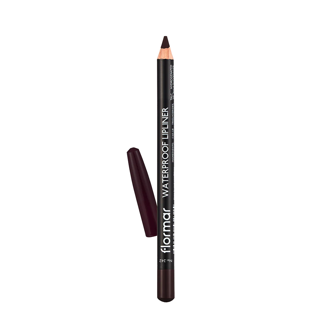 Flormar Waterproof Lipliner 242 Deep Bordeaux. Flormar Waterproof Lipliner 242 Deep Bordeaux.