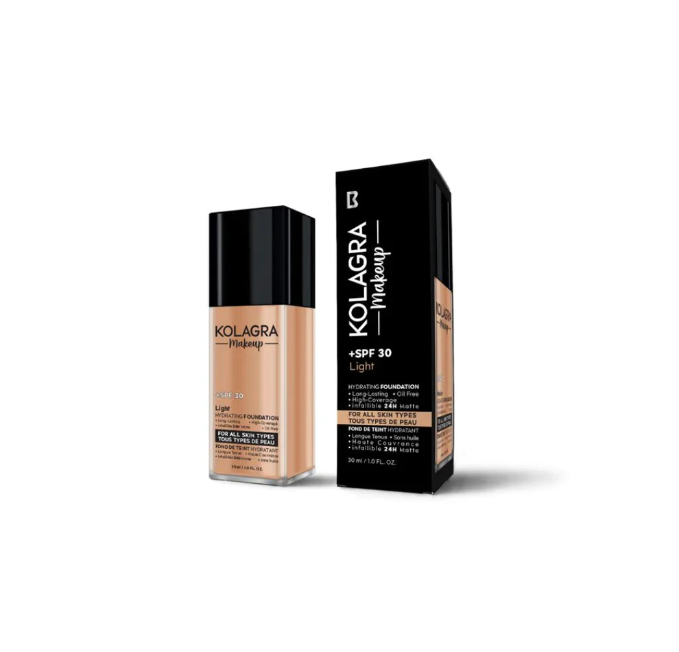 kolagra makeup Foundation SPF30+ Light 30ML kolagra makeup Foundation SPF30+ Light 30ML