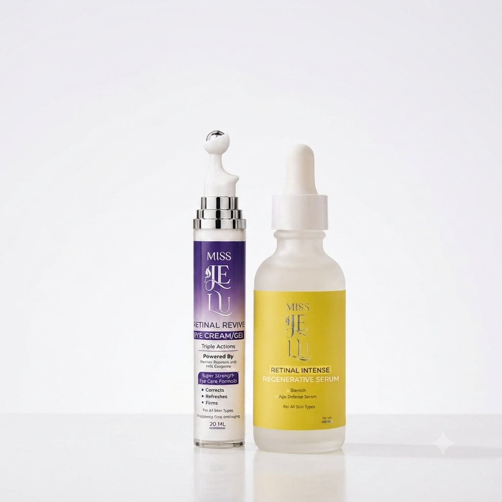 Miss Je Lu Eye Routine ( Eye Cream + Retinal Serum ) Miss Je Lu Eye Routine ( Eye Cream + Retinal Serum )