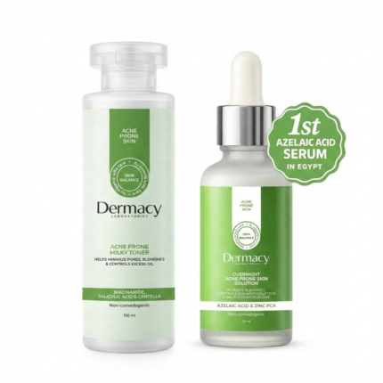 DERMACY Offer ( Acne Prone Milky Toner + Azelaic Acid Solution 30ml )