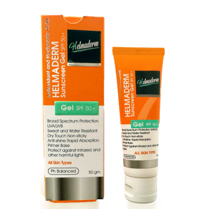 HELMADERM SUNSCREEN GEL SPF50+ 50 GM