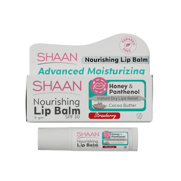 IMG-4826.webp Shaan Lip Balm Strawberry 5gm - الصورة 1