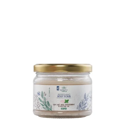 Infinity Naturals Refreshing Body Scrub Sea Salt & Peppermint Essential Oil