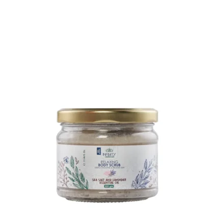 Infinity Naturals Relaxing Body Scrub Sea Salt & Lavender Essential Oil