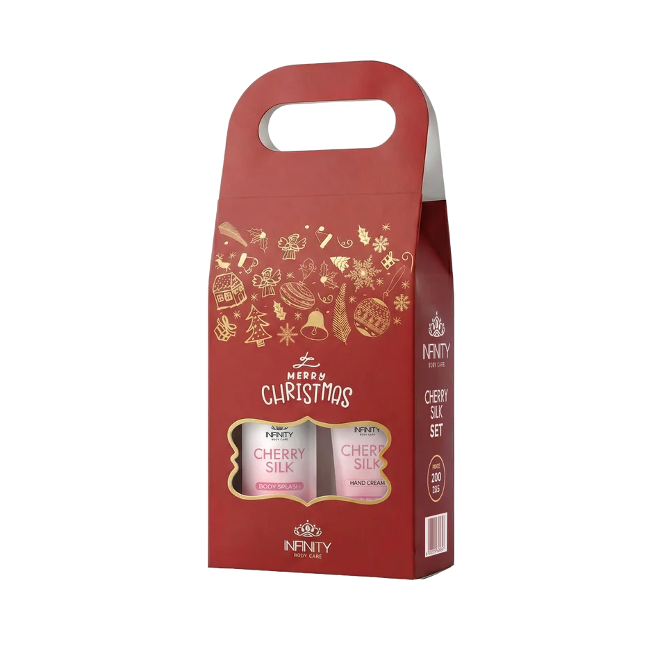 Infinity Body Splash 150ml & Hand Cream Cherry Silk Christmas Bundle Infinity Body Splash 150ml & Hand Cream Cherry Silk Christmas Bundle