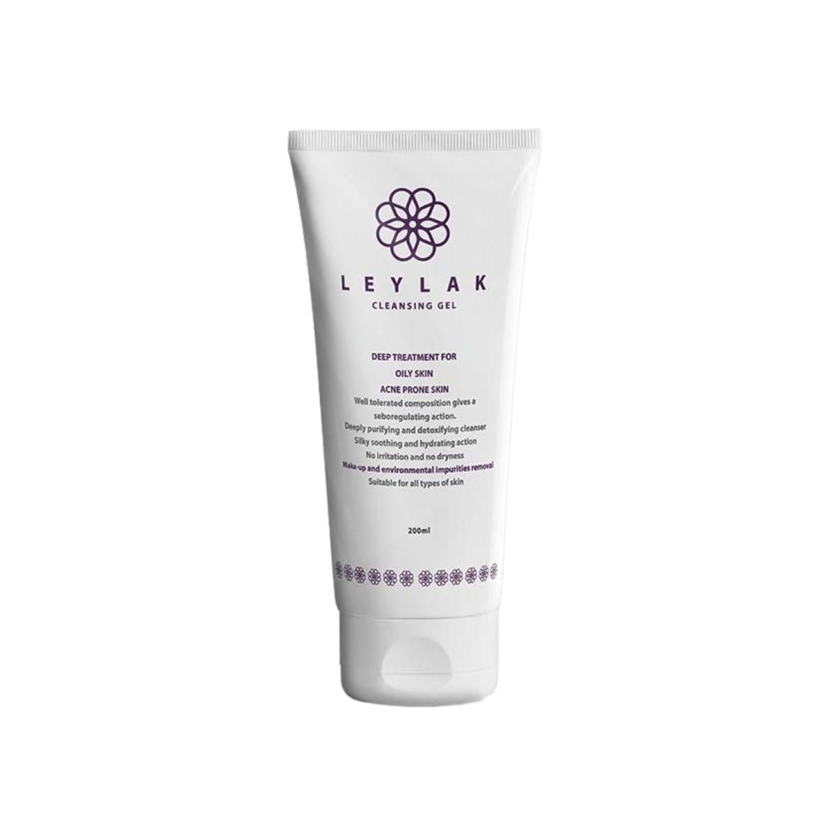 Leylak-cleansing-gel-oily-skin-200ml.webp Leylak cleansing gel oily skin 200ml - الصورة 1