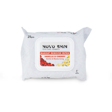 Novo Makeup Remover Wipes ( Vanella & Cherry )