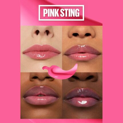 Maybelline Lip Plumper Lifter Plump Gloss with Chili Pepper 003 pink sting.