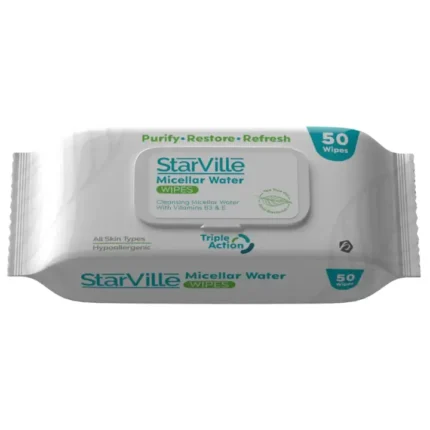 Starville micellar water wipes 50 pcs