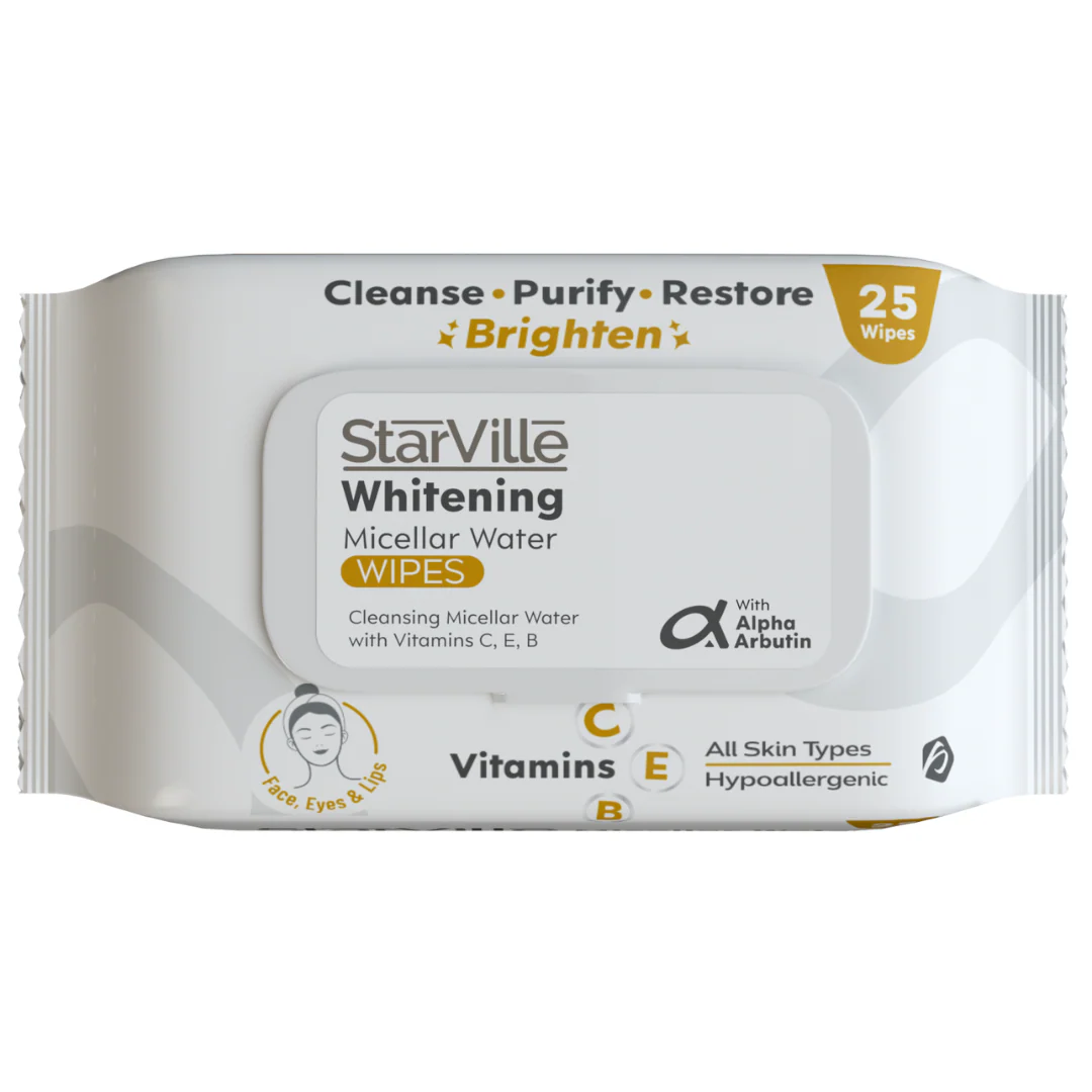 Starville Whitening Micellar Water Wipes 25 pcs Starville Whitening Micellar Water Wipes 25 pcs