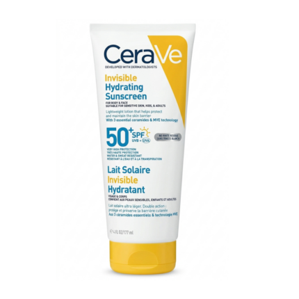 Cerave Invisible Hydrating Sunscreen SPF50+ 177ml