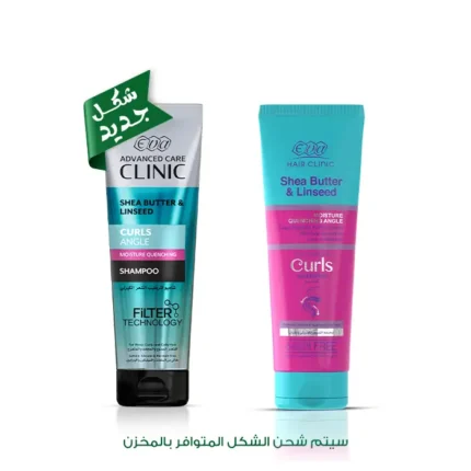 Eva Hair Clinic Curls Shea Butter & Linseed Shampoo 230ml