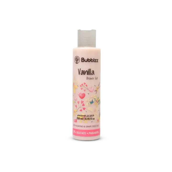 Vanilla-Shower-Gel-250ml-.webp Bubblzz Vanilla Shower Gel 250ml - الصورة 1