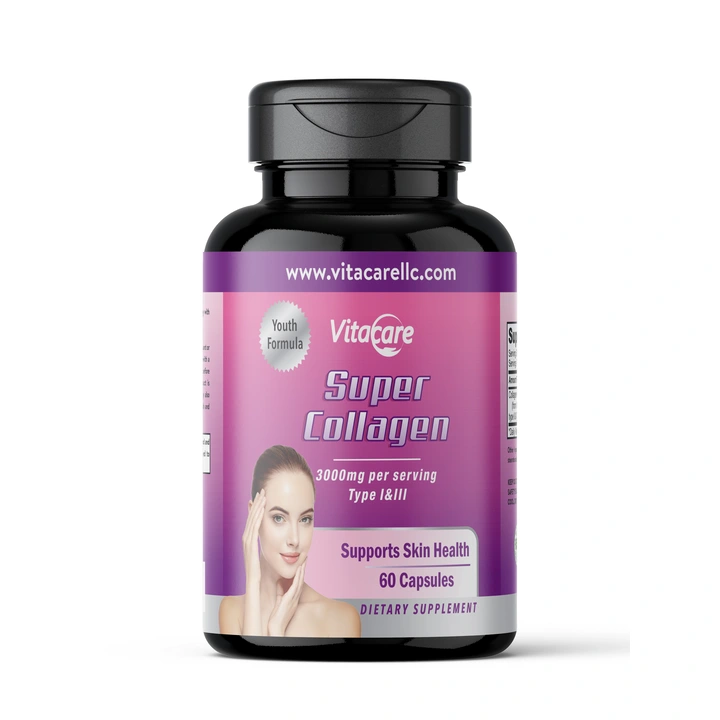 Vitacare-Super-Collagen-60-Capsules.webp Vitacare Super Collagen 60 Capsules - الصورة 1