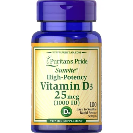 Vitamin D3 1000 IU 100 Softgels