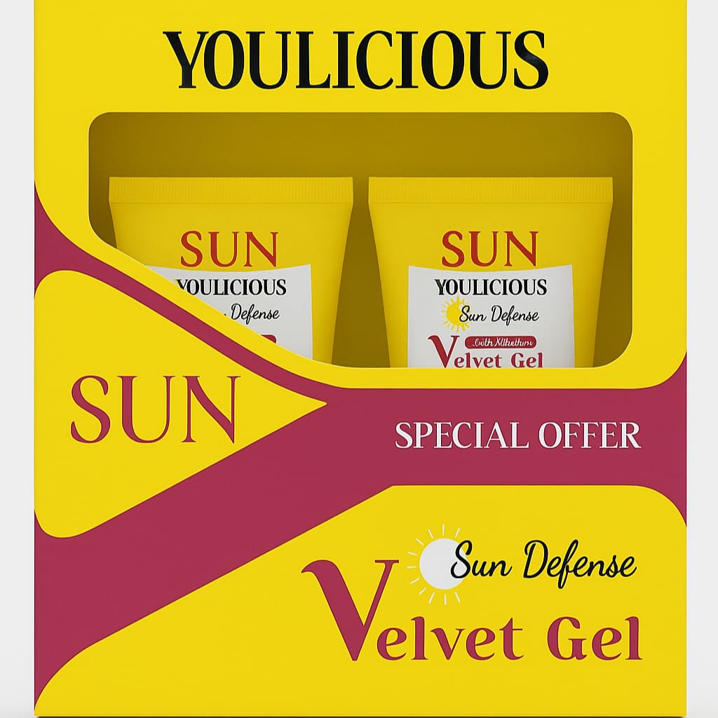 Youlicious Sun Defense velvet gel promo (1+1) Youlicious Sun Defense velvet gel promo (1+1)