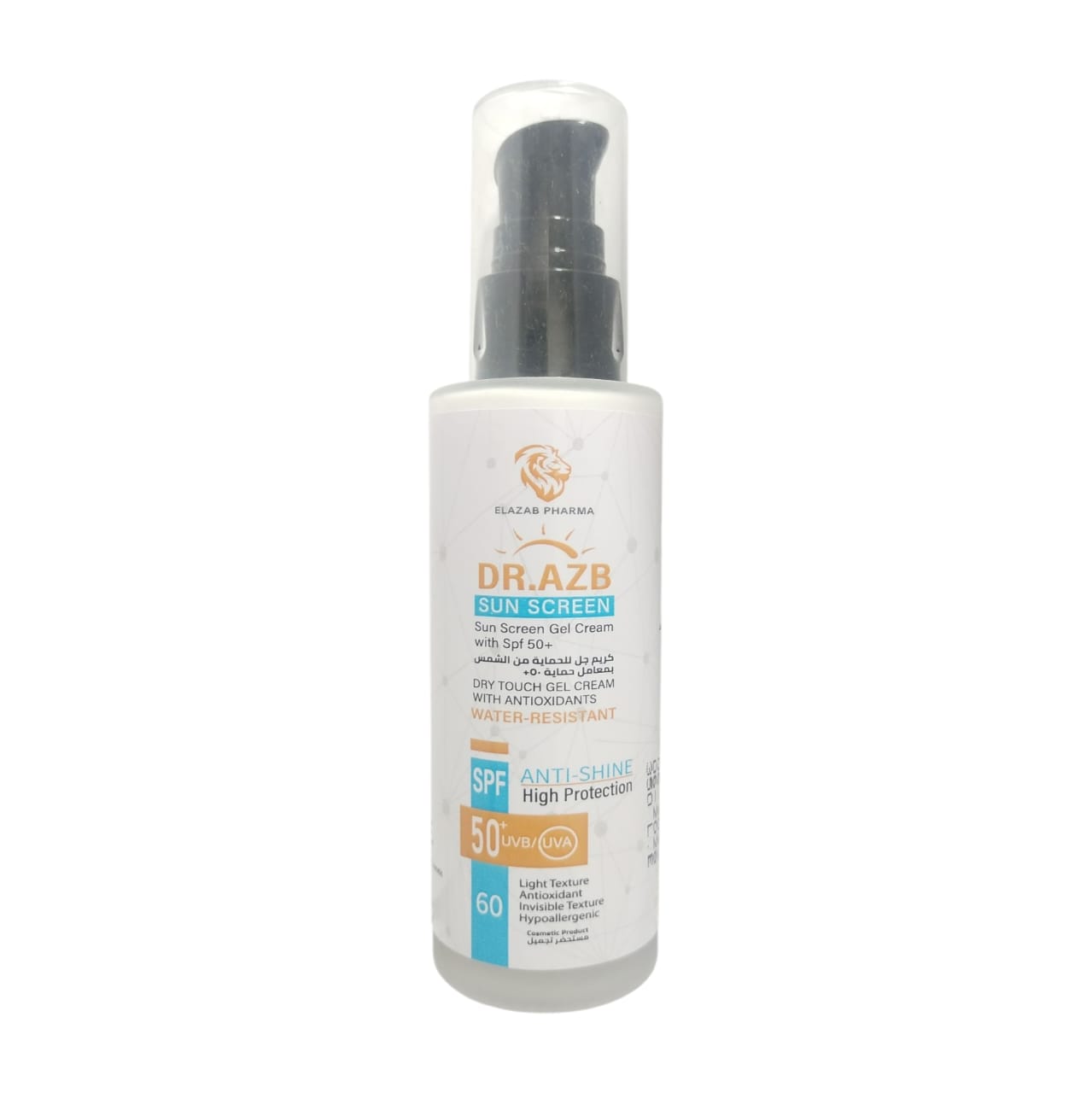 Dr.Azb Sunscreen Gel Cream SPF+50 60gm Dr.Azb Sunscreen Gel Cream SPF+50 60gm