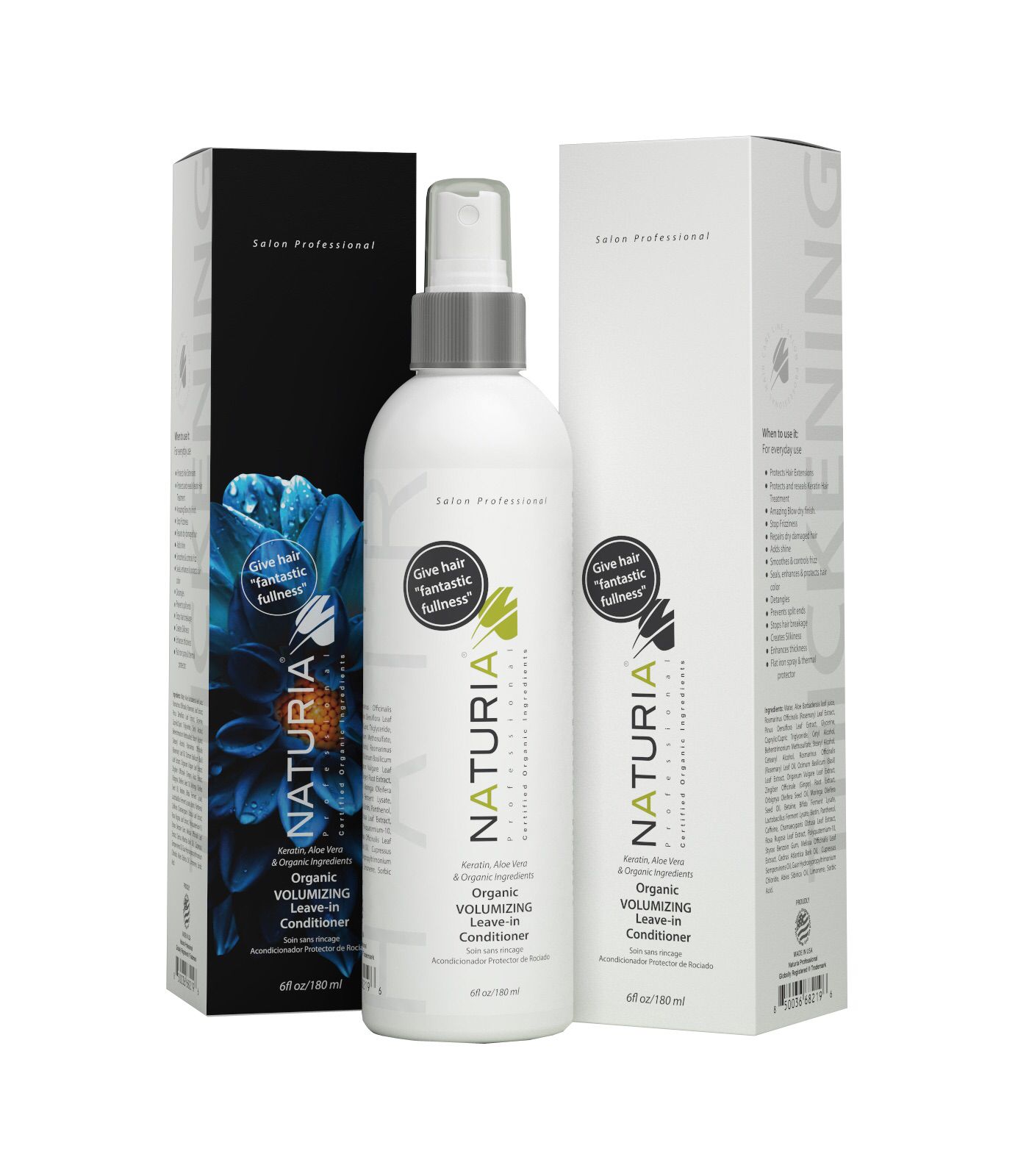 NATURIA Leave In Conditioner Spray 120ml NATURIA Leave In Conditioner Spray 120ml