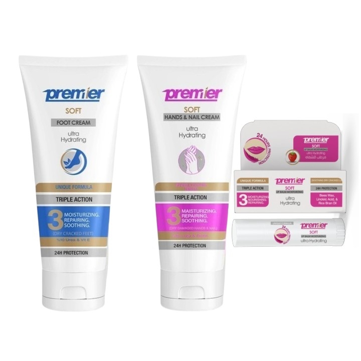 Premier Routine ( Foot Cream + Hand Cream + Lip Balm ) Premier Routine ( Foot Cream + Hand Cream + Lip Balm )