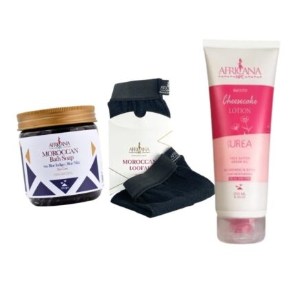 Africana Offer ( Blue Indigo + Loofah + Lotion Cheesecake )