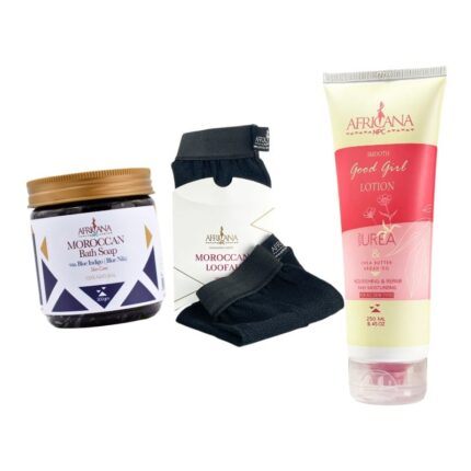 Africana Offer ( Blue Indigo + Loofah + Lotion Good Girl )