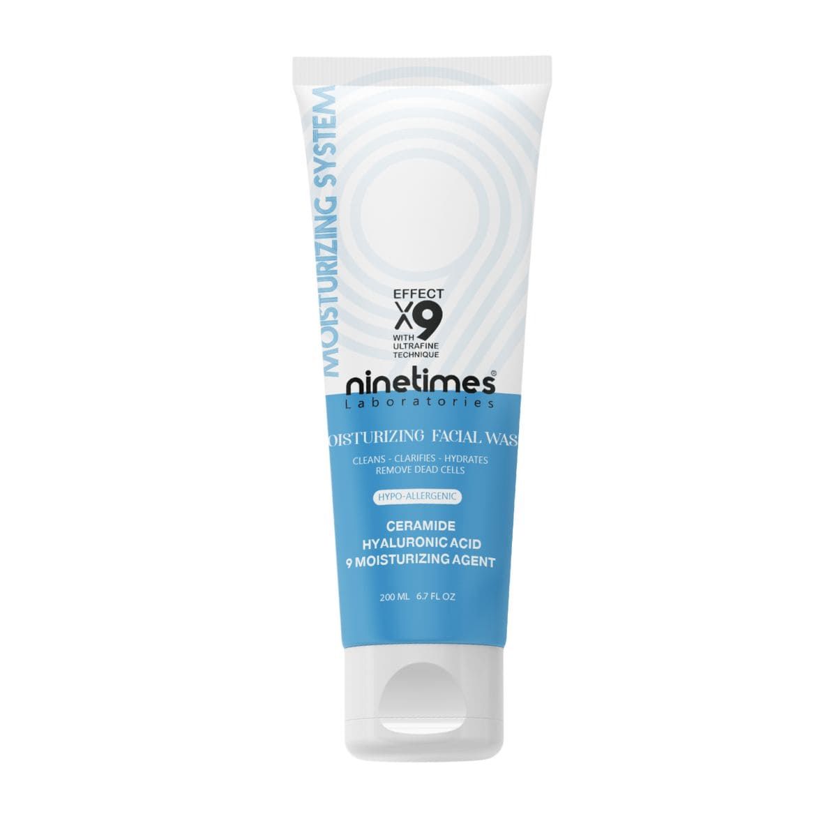 cm239yomo0f0o01kf8wrcgm0v_Untitled_design__13_.jpg Ninetimes hyaluronic acid facial wash 200ml - الصورة 1