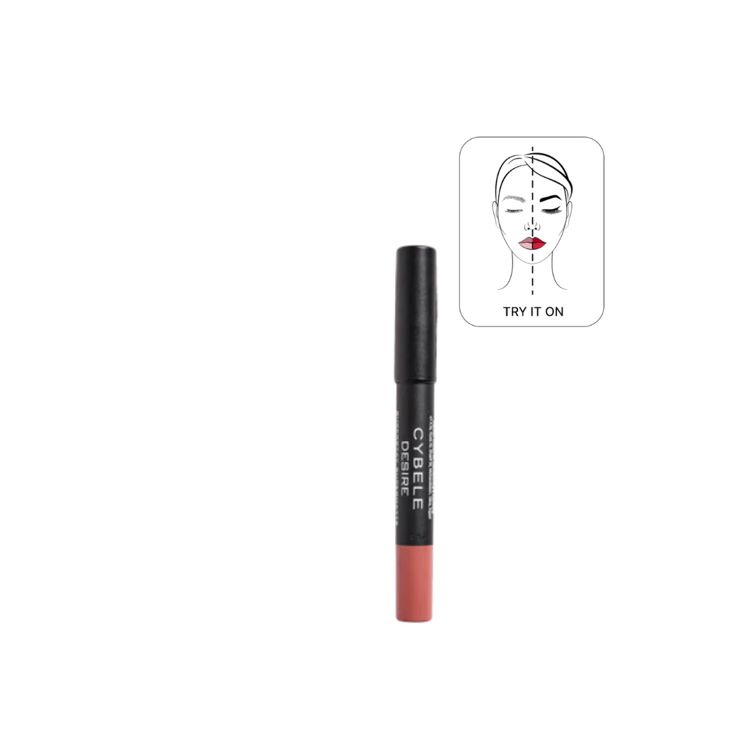 Cybele Desire Matte Lipstick Pencil 14 caramel nude. Cybele Desire Matte Lipstick Pencil 14 caramel nude.