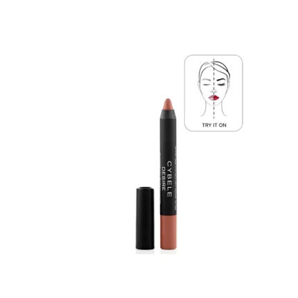 Cybele Desire Matte Lipstick Pencil 01 Nude Rose.