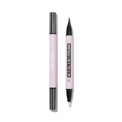 Sheglam Do It All 2-In-1 Eyeliner Black.