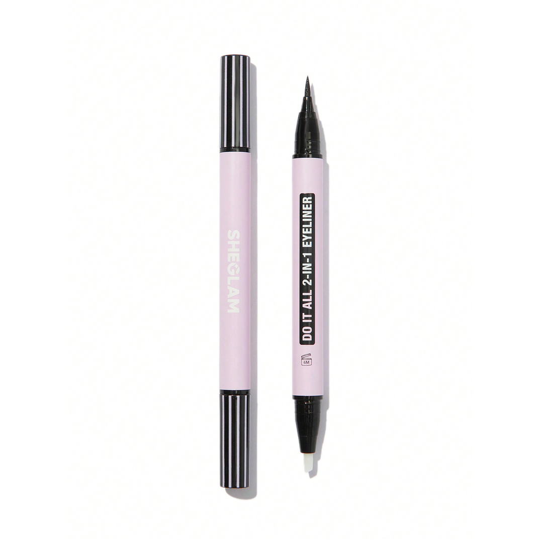 Sheglam Do It All 2-In-1 Eyeliner Black. Sheglam Do It All 2-In-1 Eyeliner Black.
