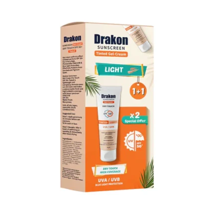 Drakon Tinted sunscreen Foundation (Light shade) promo