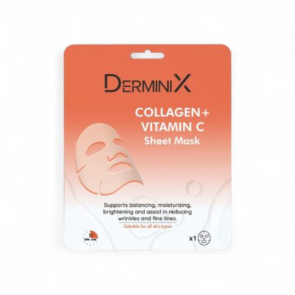 DerminiX Collagen + Vitamin C Sheet Mask