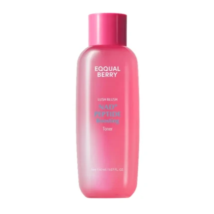 Eqqualberry lush blush nad+ peptide boosting toner