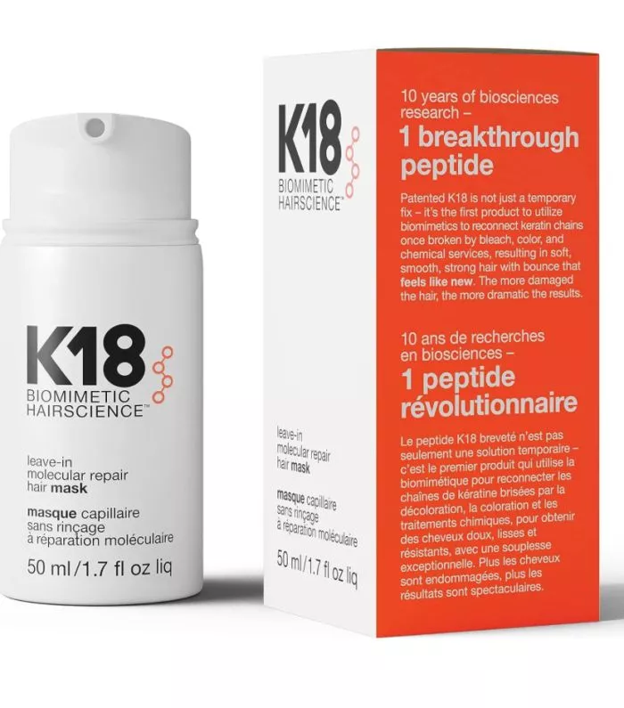 K18 Leave-In Molecular Repair Hair Mask (50ml) K18 Leave-In Molecular Repair Hair Mask (50ml)