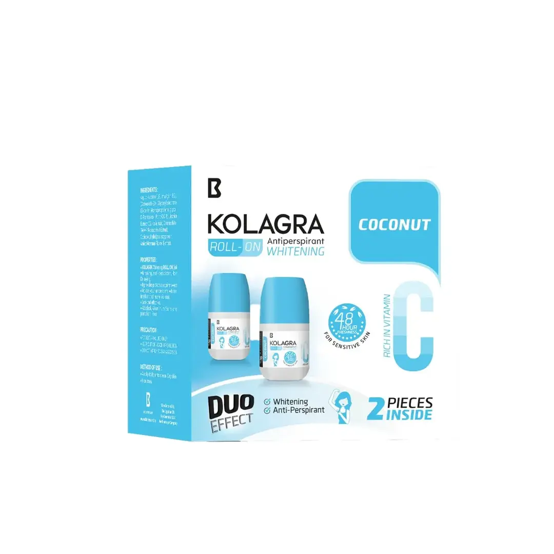 Kolagra Roll On Coconut 60 ML (1+1) Promopack. Kolagra Roll On Coconut 60 ML (1+1) Promopack.