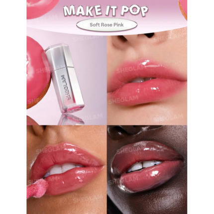 Sheglam Glass Lock Air Gloss-Make Lt Pop.
