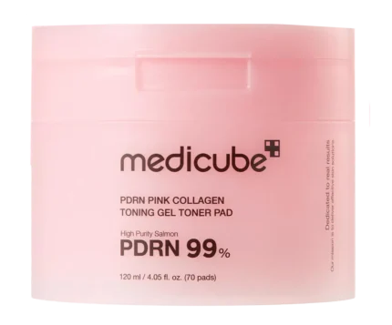 Medicube PDRN Pink Collagen Toning Gel Toner Pads