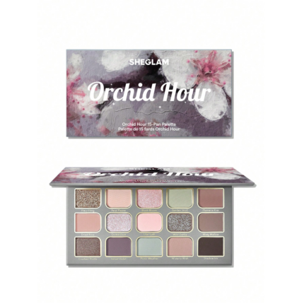 Sheglam Orchid Hour 15-Pan Eyeshadow Palette.
