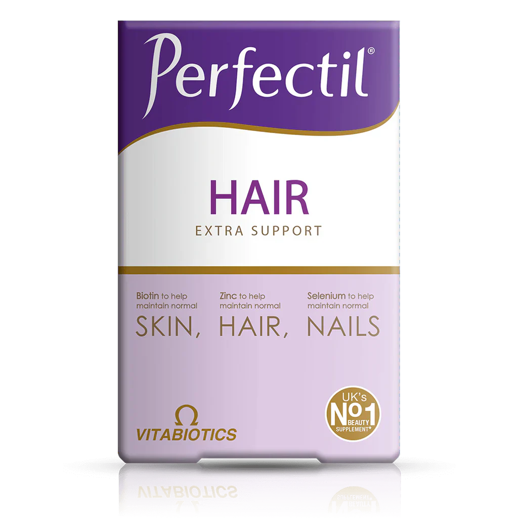 perfectil_hair_front_CTPER060T17WL1ER_1024x1024_c0fc8047-080a-45e1-b102-0d99e9650863.webp PERFECTIL HAIR EXTRA SUPPORT 60 Tab - الصورة 1