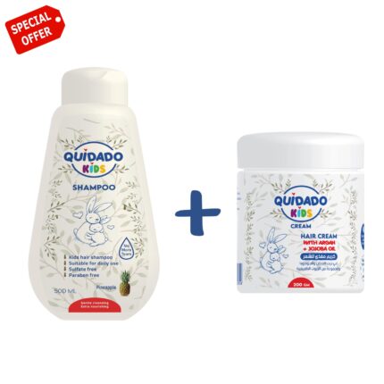 quidado hair shampoo 500ml + hair cream 200gm