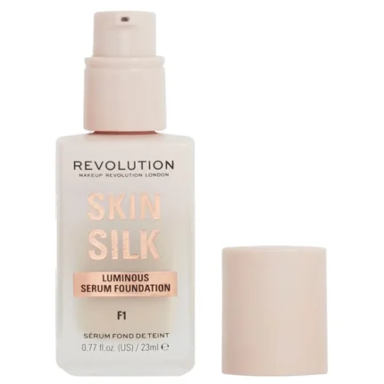 Revolution Skin Silk Radiant Satin Serum Foundation F1.
