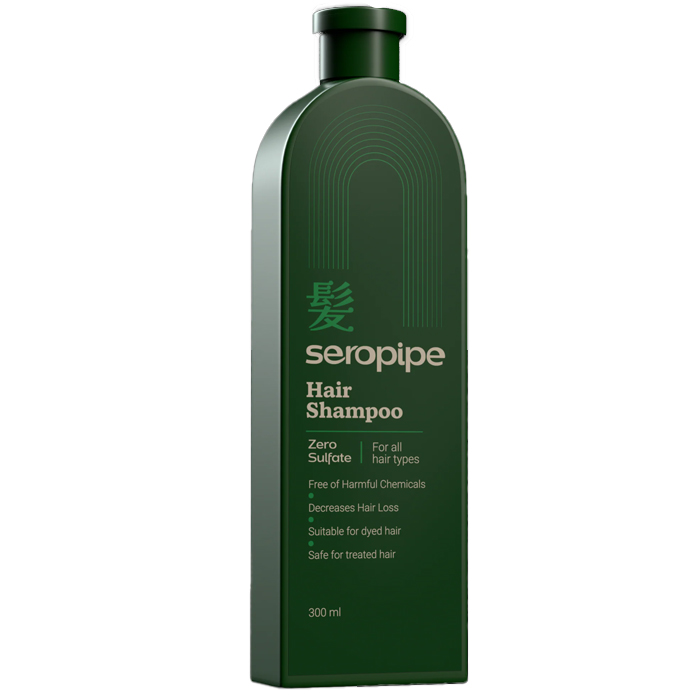 seropipe-shampoo-300ml.jpg Seropipe Hair Shampoo 300 ml. - الصورة 1