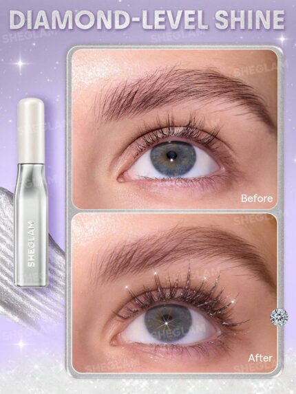 Sheglam Crystal Gaze Glitter Mascara Silver.