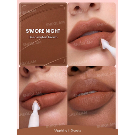 Sheglam Marshmallow Puff Lip Blur Pen-524 S’more Night.