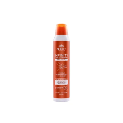Infinity Care sunscreen Dry Spray SPF50+ 200ml