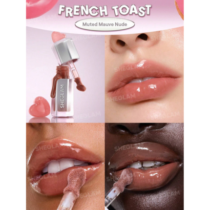 Sheglam Glass Lock Air Gloss-French Toast.