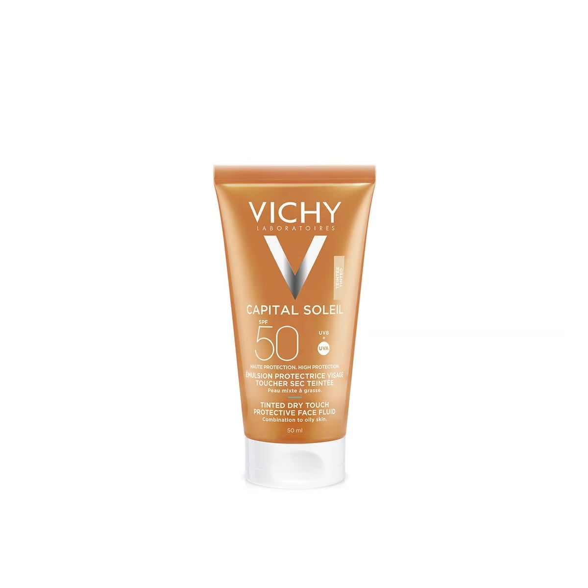 vichy-capital-soleil-dry-touch-tinted-50ml.jpg VICHY capital soleil dry touch tinted 50ml - الصورة 1